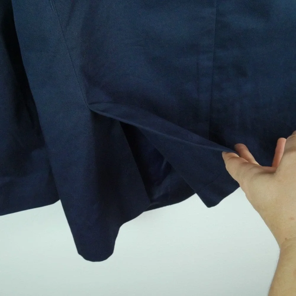 J.Crew Ludlow Blazer 40R Navy Blue Duca Visconti Italian Cotton Twill Jacket